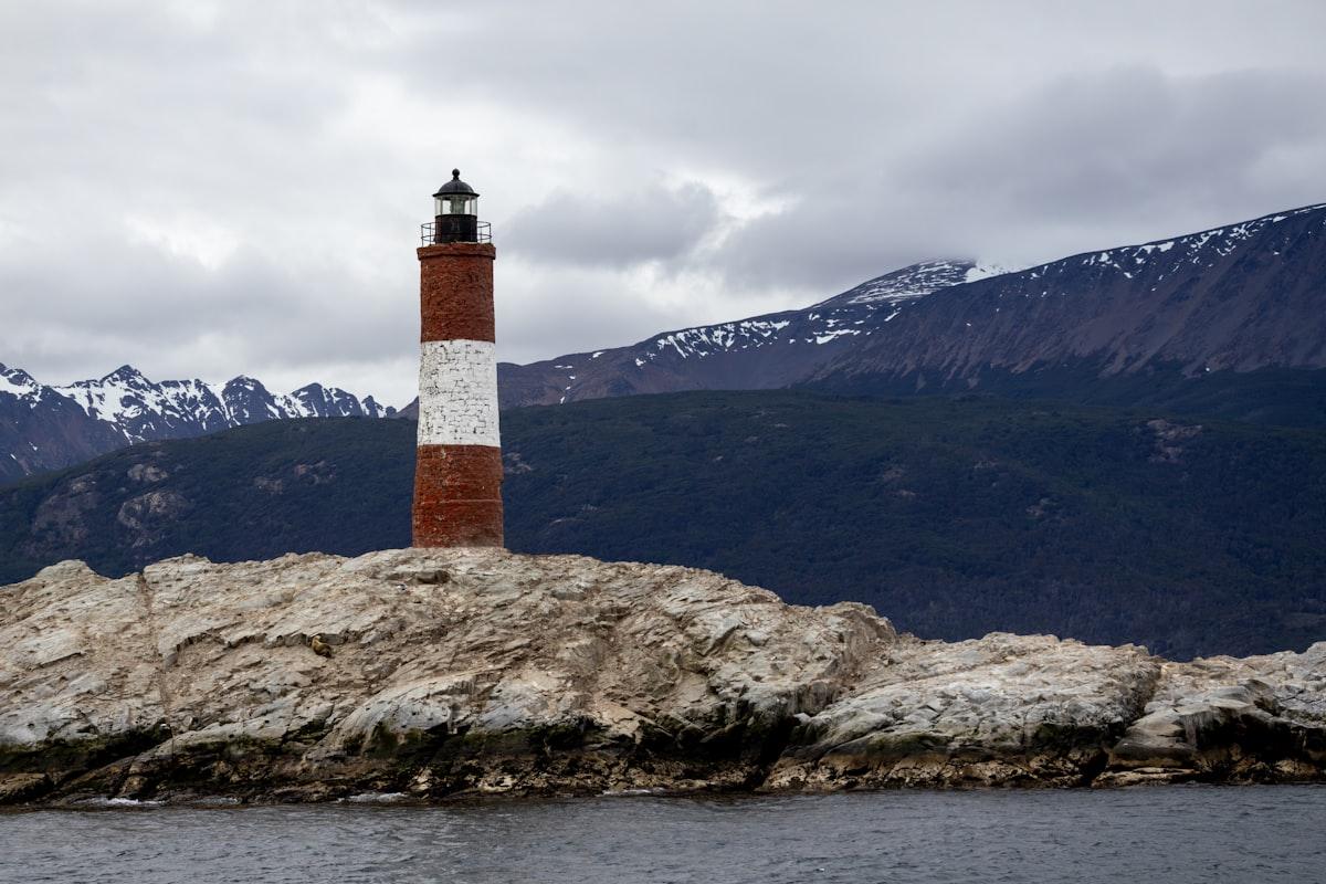 Tropical waterfall cascading through lush forest, Argentina