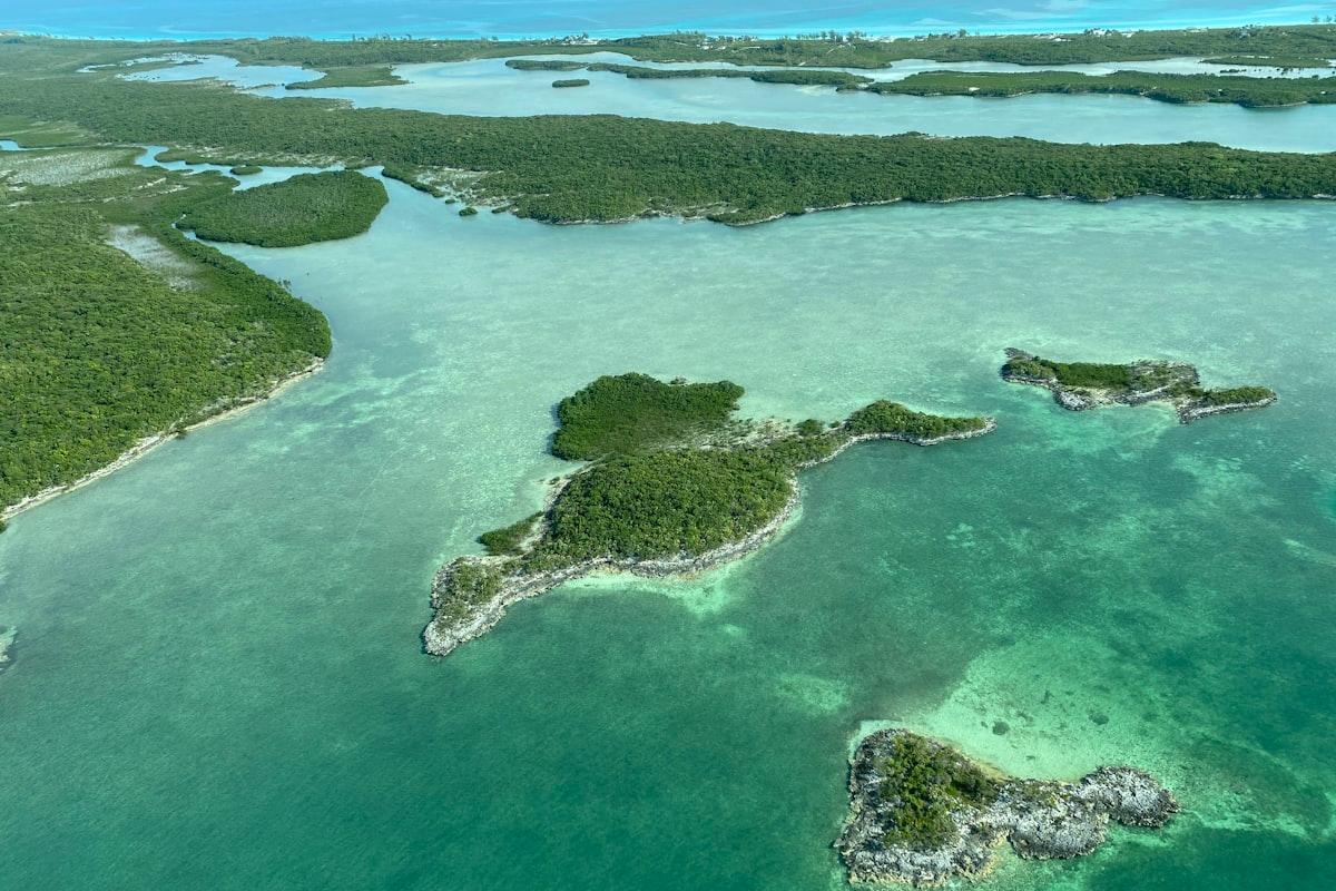 Crystal-clear turquoise waters, Bahamas