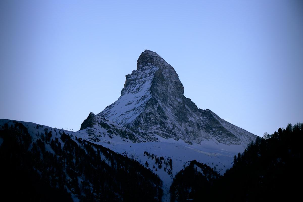 Mountain landscape with alpine scenery, Switzerland