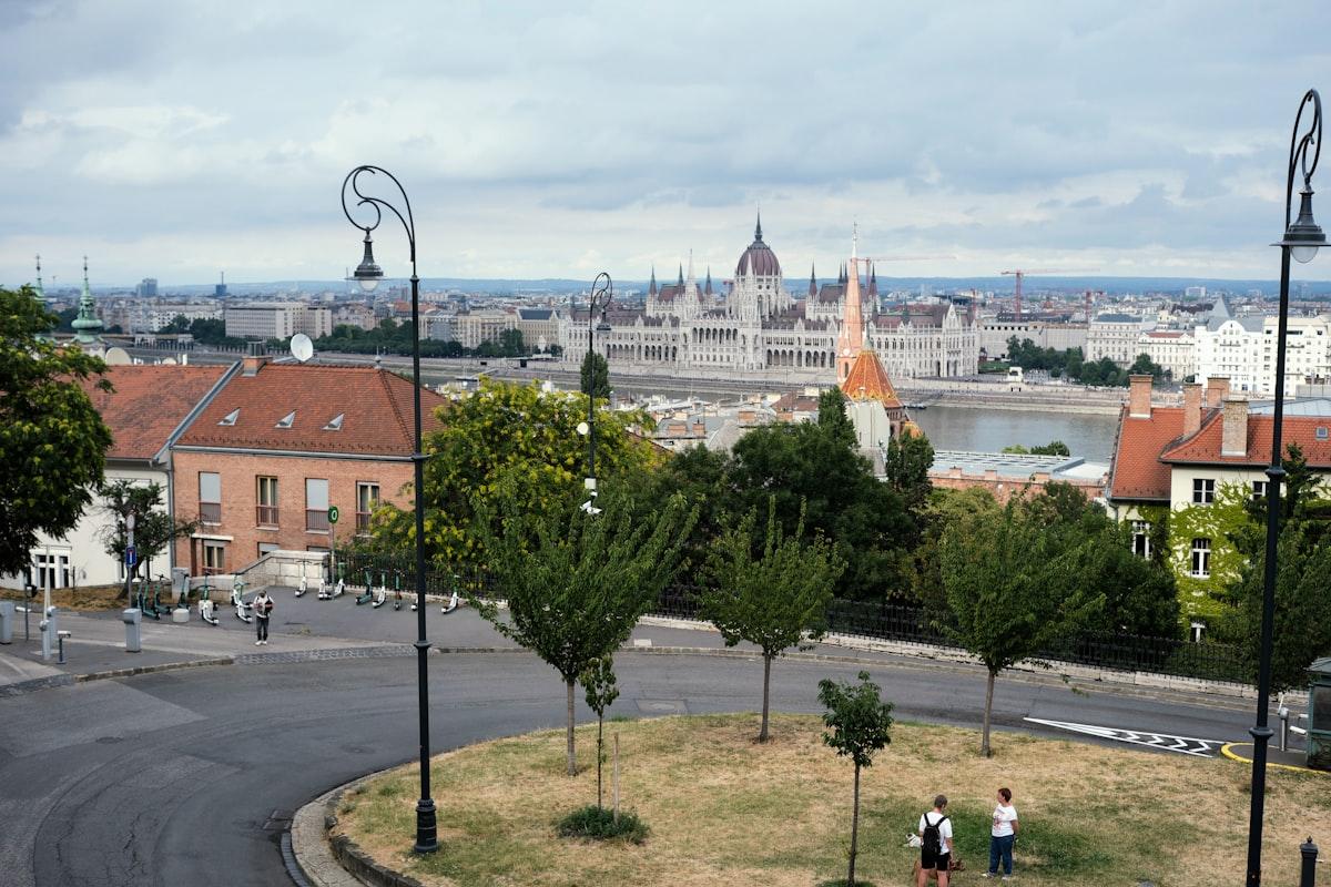 Grand parliament building on the Danube, Hungary