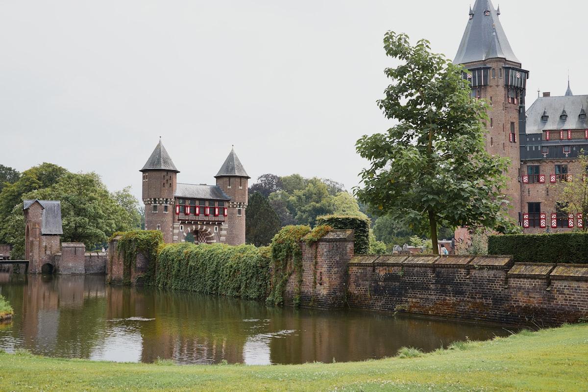 Traditional windmill in the countryside, Netherlands
