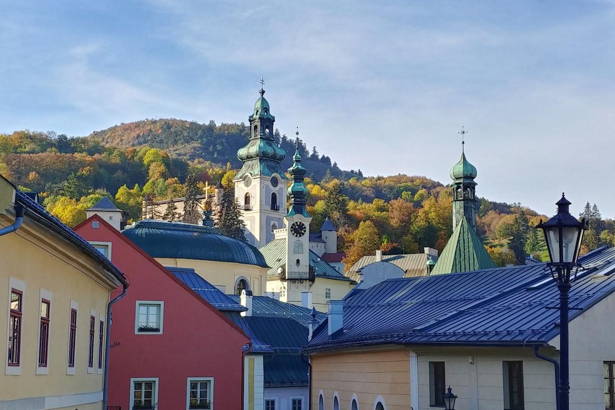 Medieval castle above the old town, Slovakia